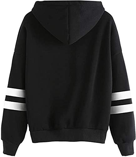 Wazeer International Cozy Hooded Sweatshirt for Teen Girls and Women | Cute Long Sleeve Pullover Tops.