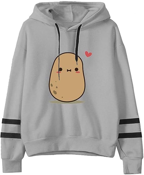 Wazeer International Cozy Hooded Sweatshirt for Teen Girls and Women | Cute Long Sleeve Pullover Tops.