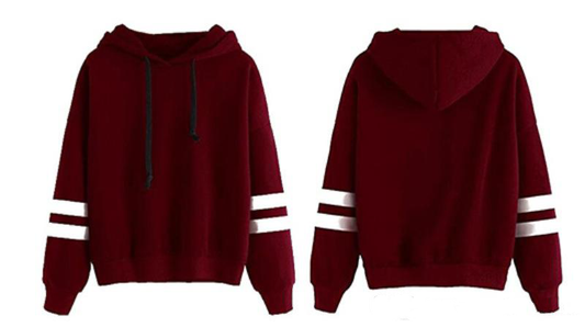 Wazeer International Cozy Hooded Sweatshirt for Teen Girls and Women | Cute Long Sleeve Pullover Tops.